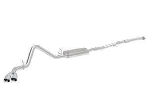 aFe Vulcan Series 3in 304SS Exhaust Cat-Back w/ Pol Tips 2019 GM Silverado / Sierra 1500 L4-2.7L (t) - 49-34109-P