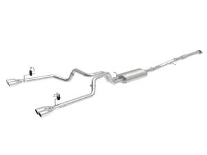 aFe Vulcan Series 3-2.5in 304SS Exh Cat-Back w/ Pol Tips 2019 GM Silverado/Sierra 1500 L4-2.7L (t) - 49-34110-P