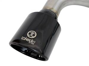 aFe - aFe Takeda 11-16 Scion TC 2.5L 2 1/4-2 1/2in Stainless Steel Axle-Back Exhaust w/Black Tip - 49-36025-B - Image 2