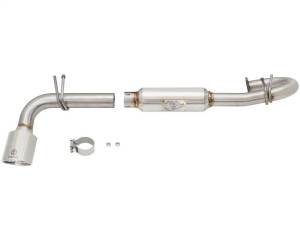 aFe - aFe 11-16 Scion TC L4-2.5L 304SS 2-1/4in to 2-1/2in Axle-Back Takeda Exhaust w/ Polished Tip - 49-36025-P - Image 2