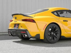 aFe - aFe POWER Takeda 2021 Toyota Supra 2.0L (t) 2.5in-3in 304 SS CB Exhaust w/ Polished Tips - 49-36050-P - Image 3