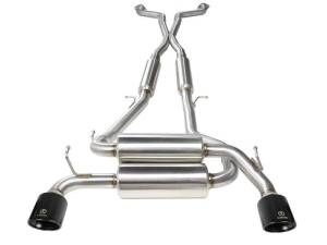 aFe - aFe Takeda 2-1/2 in 304 SS Cat-Back Exhaust System Infiniti G37 08-13/Q60 14-15 V6-3.7 w/ Black Tips - 49-36103-B - Image 4