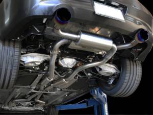 aFe - aFe Takeda 2-1/2in 304SS Cat-Back Exhaust Infiniti G37 08-13/Q60 14-15 V6-3.7 w/ Blue Flame Tips - 49-36103-L - Image 3