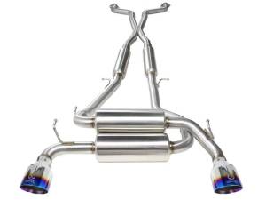 aFe - aFe Takeda 2-1/2in 304SS Cat-Back Exhaust Infiniti G37 08-13/Q60 14-15 V6-3.7 w/ Blue Flame Tips - 49-36103-L - Image 4