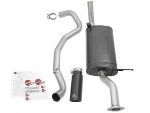 aFe - aFe MACHForce XP 2-1/2in 304 SS Cat Back Exhaust w/ Black Tips 2001-2016 Nissan Patrol (Y61) 4.8L - 49-36121-B - Image 3