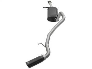 aFe - aFe MACHForce XP 2-1/2in 304 SS Cat Back Exhaust w/ Black Tips 2001-2016 Nissan Patrol (Y61) 4.8L - 49-36121-B - Image 6