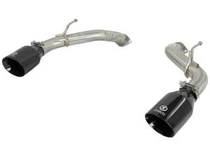 aFe - aFe Takeda 2.5in 304 SS Axle-Back Exhaust w/ Black Tips 16-18 Infiniti Q50 V6-3.0L (tt) - 49-36130NM-B - Image 2