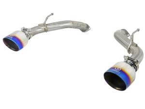 aFe - aFe Takeda 2.5in 304 SS Axle-Back Exhaust w/ Blue Flame Tips 16-18 Infiniti Q50 V6-3.0L (tt) - 49-36130NM-L - Image 2