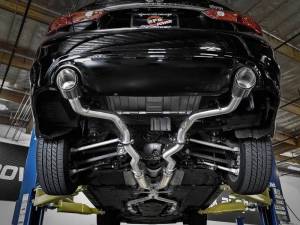 aFe - aFe Takeda 2.5in 304 SS Cat-Back Exhaust System w/ Carbon Fiber Tips 16-18 Infiniti Q50 V6-3.0L (tt) - 49-36132NM-C - Image 2