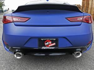 aFe - aFe POWER Takeda 2.5in 304 SS CB Exhaust w/ Polished Tips 17-19 Infiniti Q60 V6-3.0L (tt) - 49-36134NM-P - Image 3