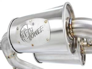 aFe - aFe MACHForce XP SS-304 Polish Tip 2.5in Dia Axle Back Exhaust 12-15 BMW 335i (F30) 3.0L (t) - 49-36325-P - Image 5