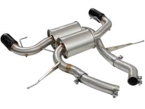 aFe - aFe MACHForce XP 2.5in Axle Back Stainless Exhaust w/ Black Tips 07-13 BMW 335i 3.0L L6 (E90/92) N55 - 49-36327-B - Image 6