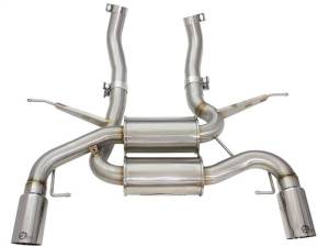 aFe - aFe MACHForce XP 2.5in Axle Back Stainless Exhaust w/ Polished Tips 07-13 BMW 335i 3.0L L6 (E90/92) - 49-36327-P - Image 5