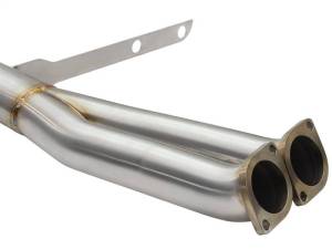 aFe - aFe MACHForce XP SS-304 Black Tip 3.0in-2.5in Dia Cat Back Exhaust 11-13 BMW 335i (E90/E92) 3.0L - 49-36328-B - Image 5