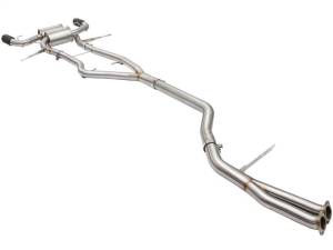 aFe - aFe MACHForce XP SS-304 Black Tip 3.0in-2.5in Dia Cat Back Exhaust 11-13 BMW 335i (E90/E92) 3.0L - 49-36328-B - Image 6