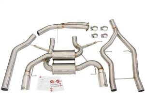 aFe - aFe MACHForce XP SS-304 Polish Tip 3.0in-2.5in Dia Cat Back Exhaust 11-13 BMW 335i (E90/E92) 3.0L - 49-36328-P - Image 4