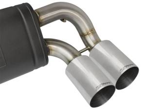 aFe - aFe MACHForce XP 3in - 2 1/2in Axle Back 304SS Exhaust w/ Polished Tips 16-17 BMW M2 (f87) - 49-36333-P - Image 7