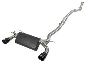 aFe MACH Force-Xp 3in 304 SS Cat-Back Exhaust w/ Black Tips 12-15 BMW 335i (F30) L6 3.0L (t) N55 - 49-36340-B