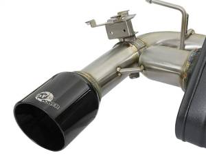 aFe - aFe MACH Force-Xp 3in 304 SS Cat-Back Exhaust w/ Black Tips 12-15 BMW 335i (F30) L6 3.0L (t) N55 - 49-36340-B - Image 4