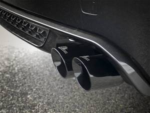 aFe - aFe MACH Force-Xp 3.5in. 304 SS C/B Exhaust System 15-18 BMW X5 M (F85) V8-4.4L (tt) - Black Tip - 49-36341-B - Image 3