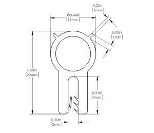 aFe - aFe MagnumFORCE Spare Parts Trim Seal Kit (1/16IN X 7/16IN) x 36IN L - 59-10095 - Image 5