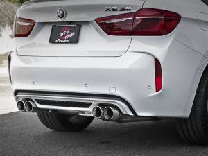 aFe - aFe MACH Force-Xp 3.5in. 304 SS C/B Exhaust w/o Muffler 15-18 BMW X5 M V8-4.4L (tt) - Polished Tip - 49-36342-P - Image 3