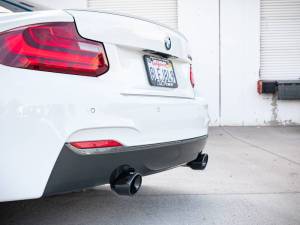 aFe - aFe MACH ForceXP 3IN to 2.5IN 304SS Cat-Back Exhaust System w/ Black Tips 14-16 BMW M235i (F22/23) - 49-36347-B - Image 2