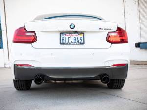 aFe - aFe MACH ForceXP 3IN to 2.5IN 304SS Cat-Back Exhaust System w/ Black Tips 14-16 BMW M235i (F22/23) - 49-36347-B - Image 3