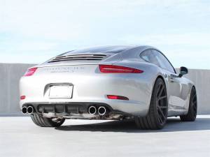 aFe - aFe Power Elite SS-304 Carbon Tip Dual Cat Back Exhaust 13-14 Porsche 911 C2S (991) H6-3.8L - 49-36406-C - Image 2