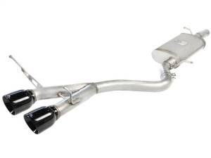 aFe MACHForce XP Exhaust 304SS Cat-Back w/ BlackTips 2008 VW Golf R32 V5 3.2L - 49-36408-B