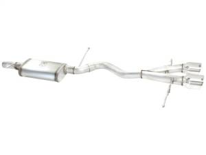 aFe - aFe MACHForce XP 2-1/2in SS-304 Cat-Back Exhausts w/ Polished Dual Tips 2008 VW Golf R32 V6-3.2L MKV - 49-36408-P - Image 4