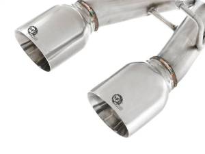 aFe - aFe MACHForce XP 2-1/2in SS-304 Cat-Back Exhausts w/ Polished Dual Tips 2008 VW Golf R32 V6-3.2L MKV - 49-36408-P - Image 6