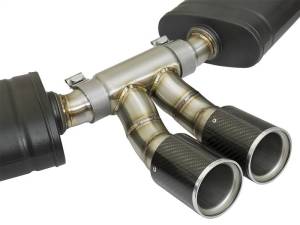 aFe - aFe MACHForce-Xp 2in 304 SS Cat-Back Exhaust w/Carbon Fiber Tips 13-16 Porsche Boxster 2.7L/3.4L - 49-36415-C - Image 7