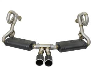 aFe - aFe MACHForce-Xp 2in 304 SS Cat-Back Exhaust w/Carbon Fiber Tips 13-16 Porsche Boxster 2.7L/3.4L - 49-36415-C - Image 8