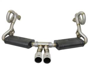 aFe - aFe MACHForce-Xp 2in 304 SS Cat-Back Exhaust w/Polished Tips 13-16 Porsche Boxster/Cayman 2.7L/3.4L - 49-36415-P - Image 6