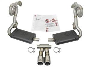 aFe - aFe MACHForce-Xp 2in 304 SS Cat-Back Exhaust w/Polished Tips 13-16 Porsche Boxster/Cayman 2.7L/3.4L - 49-36415-P - Image 9