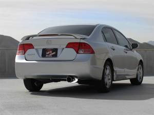 aFe - aFe Takeda Exhaust 2.5in Dia 304SS Axle-Back w/Polished Tip 06-11 Honda Civic EX Sedan L4 1.8L - 49-36610 - Image 2