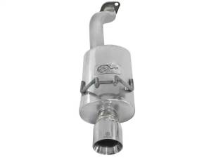 aFe - aFe Takeda Exhaust 2.5in Dia 304SS Axle-Back w/Polished Tip 06-11 Honda Civic EX Sedan L4 1.8L - 49-36610 - Image 6