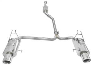 aFe - aFe Takeda Exhaust 2.25in to 2in Dia 304SS Cat-Back w/Polished Tips 08-12 Honda Accord Coupe V6 3.5L - 49-36612 - Image 5