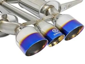 aFe - aFe Takeda 3in 304 SS Cat-Back Exhaust w/ Blue Flame Tips 2017+ Honda Civic Type R I4 2.0L (t) - 49-36616-L - Image 8