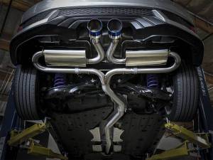 aFe - aFe Takeda 3in 304 SS Cat-Back Exhaust System w/ Blue Tips 2017 Honda Civic Si I4 1.5L (t) - 49-36618-L - Image 3