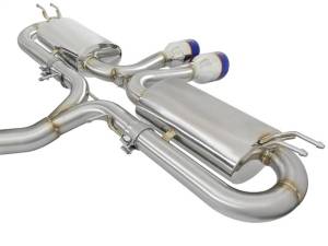 aFe - aFe Takeda 3in 304 SS Cat-Back Exhaust System w/ Blue Tips 2017 Honda Civic Si I4 1.5L (t) - 49-36618-L - Image 8