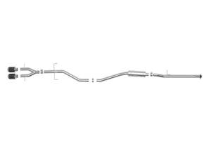 aFe - aFe Takeda 2.5in 304SS Cat-Back Exhaust System 17-20 Honda Civic SI Coupe L4-1.5L (t) - 49-36620-C - Image 5