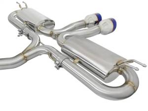 aFe - aFe Takeda 3in 304 SS Cat-Back Exhaust System w/ Blue Tips 2017+ Honda Civic Si 4Dr I4 1.5L (t) - 49-36621-L - Image 8