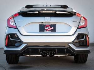 aFe - aFe Takeda 3in 304 SS Cat-Back Exhaust System w/Black Tips 17-20 Honda Civic Sport L4-1.5L (t) - 49-36624-B - Image 3