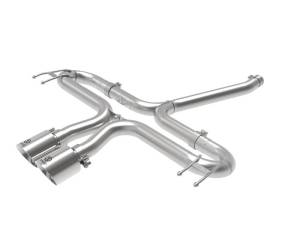 aFe Takeda 2-1/2in 304 SS Axle-Back Exhaust w/Polished Tips 17-20 Honda Civic Sport L4-1.5L (t) - 49-36625-P