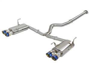 aFe Takeda 3in 304 SS Cat-Back Exhaust System 15-18 Subaru WRX/WRX STI H4-2.0/2.5L (t) - 49-36801-L