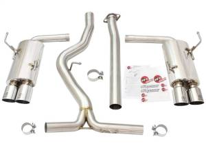 aFe - aFe Takeda 3in SS Exhaust Cat-Back 15-16 Subaru WRX/STI 2.0L/2.5L Polished Tips - 49-36801-P - Image 4