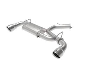 aFe Takeda Exhaust Axle-Back 19-20 Hyundai Veloster N 304SS Polished Dual Tips Exhaust - 49-37009-P