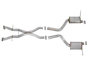 aFe - aFe MACHForce XP 12-17 Jeep Grand Cherokee WK2 SRT8 V8-6.4L 304SS Cat-Back Exhaust w/o Resonator - 49-38058 - Image 7